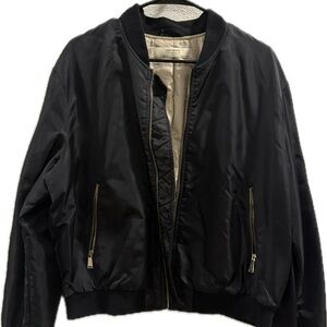 Zara Black Jacket with Gold Accents